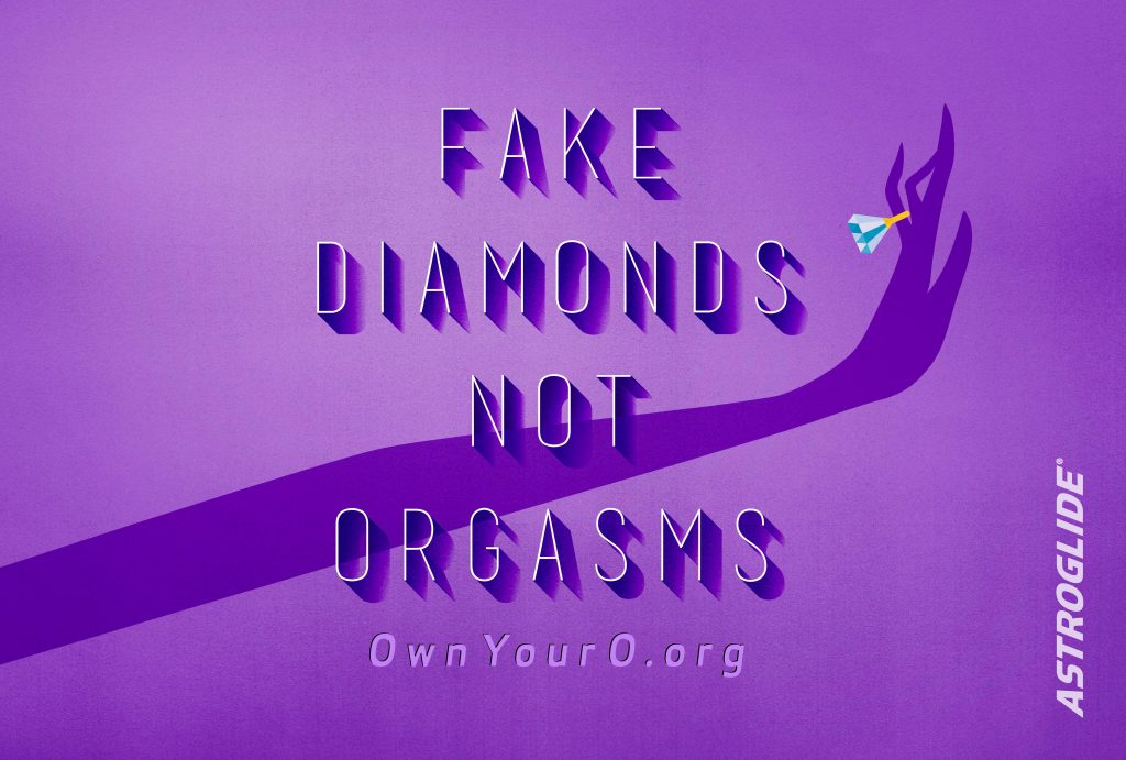 Fake Diamonds Not Orgasms artwork